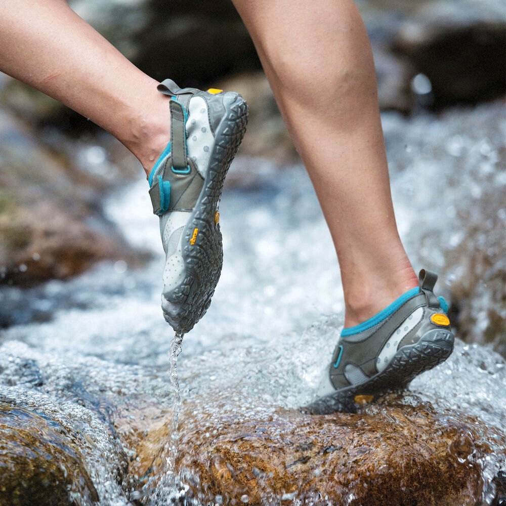 Zapatos De Agua Hombre Grises - FiveFingers V-Aqua - ZVGFSK-762